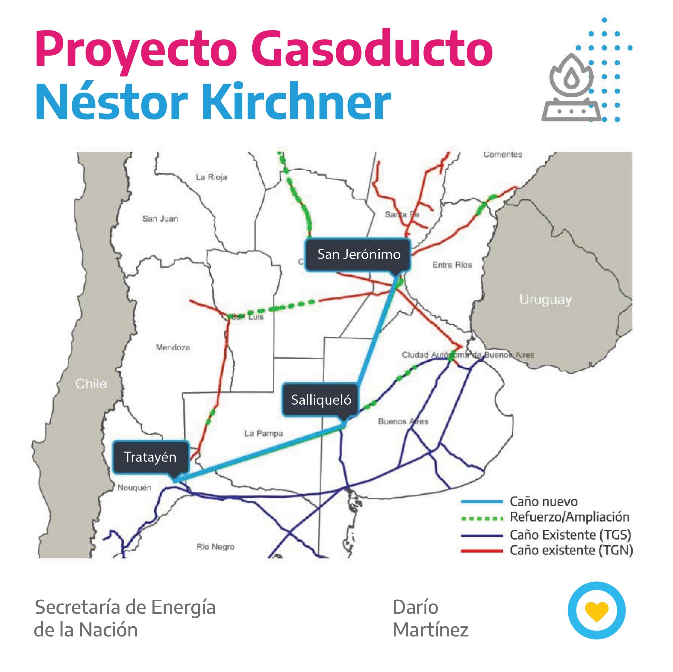 Firman los contratos para construir el gasoducto Néstor Kirchner - Neuquén  Post