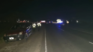 Tragedia en la Ruta 22: un motociclista murió en un choque múltiple en el Valle Medio
