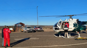 Trasladaron de urgencia a Neuquén a un trabajador accidentado en un yacimiento petrolero