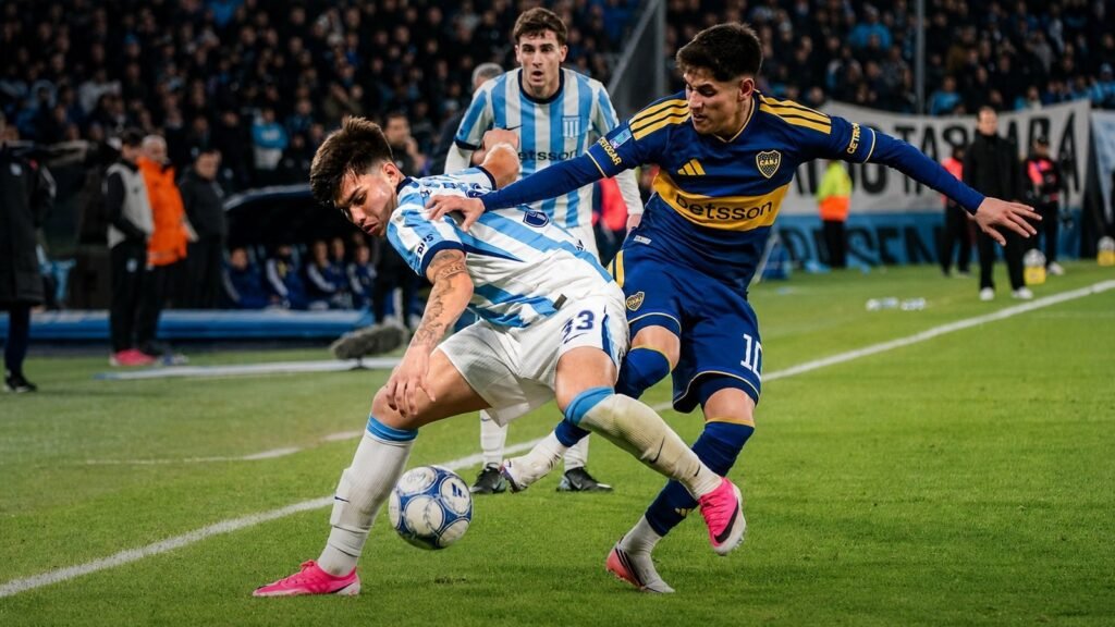 Boca y Racing igualaron 1-1 en Avellaneda y quedaron en la zona baja del Clausura