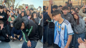 “Farmear aura”: la curiosa moda viral que reunió a una multitud en General Roca