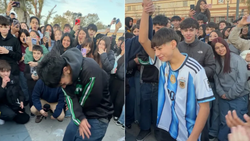 “Farmear aura”: la curiosa moda viral que reunió a una multitud en General Roca