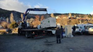 Esquel: instalaron un nuevo generador eléctrico de  millones en el Hospital Zonal