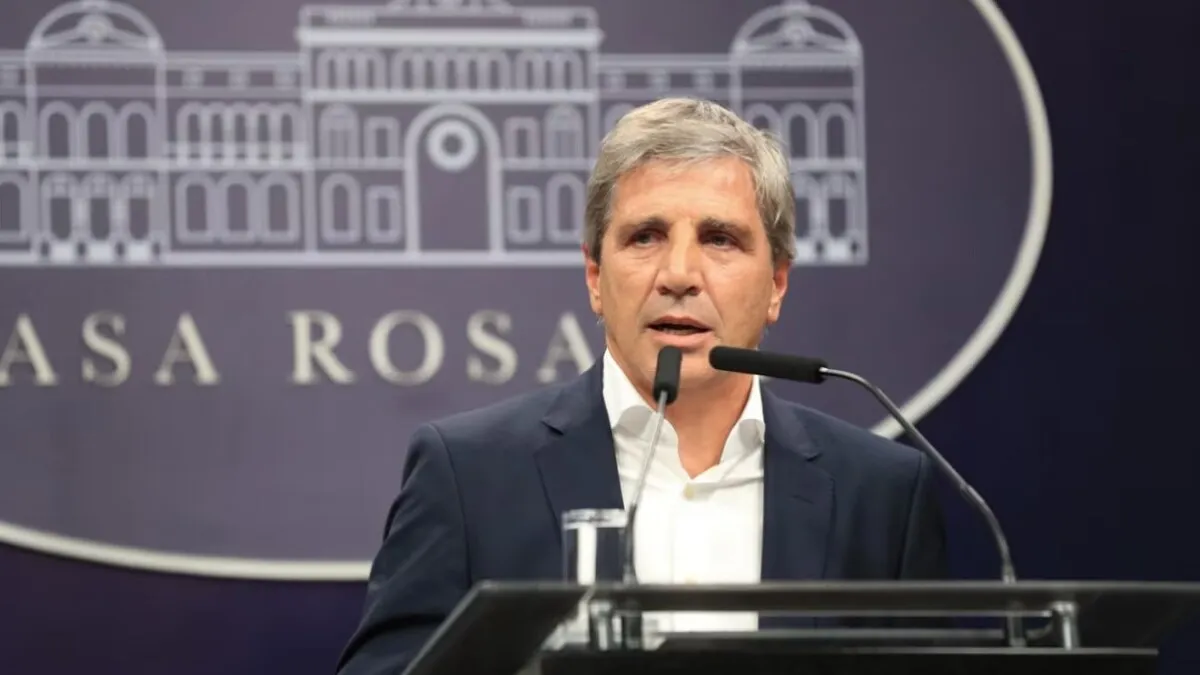 Luis Caputo dará una conferencia de prensa para anunciar nuevas medidas económicas antes del debate en Diputados Luis Caputo dará una conferencia de prensa para anunciar nuevas medidas económicas antes del debate en Diputados