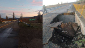 Crecidas, socavones y caminos anegados: cómo están las rutas de Neuquén tras el temporal