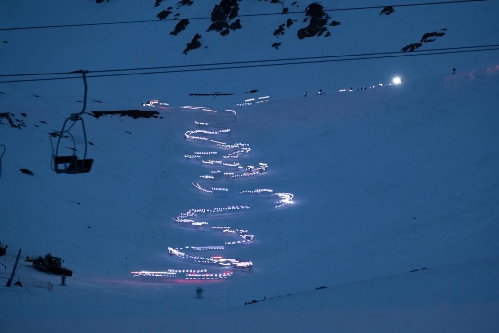Chubut: La Hoya vivió una noche especial con otra edición de la Bajada de Luces