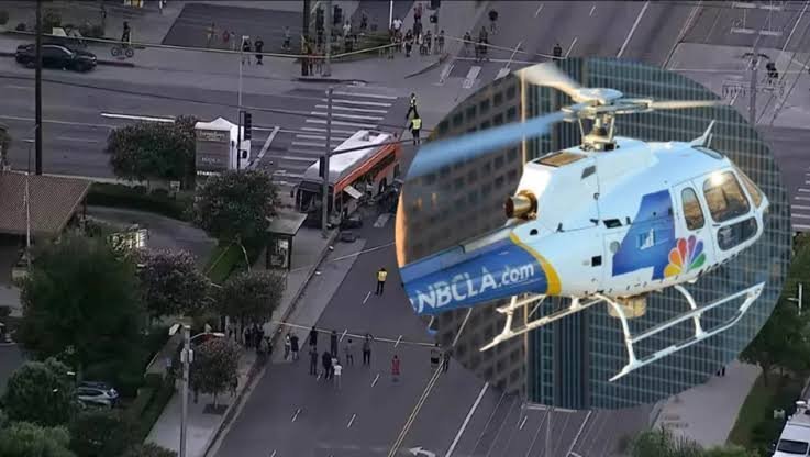 Tragedia en Los Ángeles: se estrelló un helicóptero de un canal de noticias y murieron tres personas