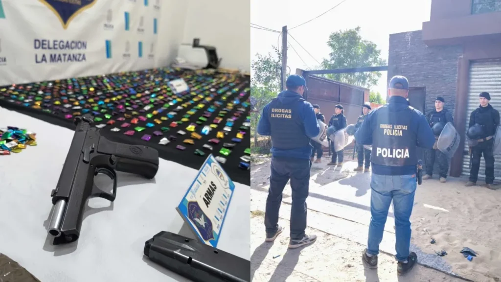 Desarticularon una banda narco que usurpaba viviendas en La Matanza: encontraron una granada activa y droga