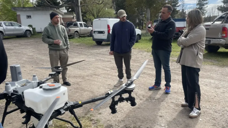 Drones en el agro: la tecnología que empieza a transformar la producción del Valle de Viedma
