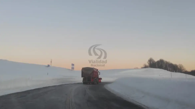 Nieve, hielo y viento blanco: cómo están los pasos internacionales de Neuquén este sábado
