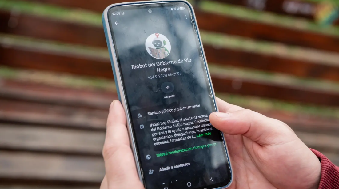 Río Bot 2.0: el asistente virtual de Río Negro incorpora inteligencia artificial para consultar trámites y servicios por WhatsApp Río Bot 2.0: el asistente virtual de Río Negro incorpora inteligencia artificial para consultar trámites y servicios por WhatsApp