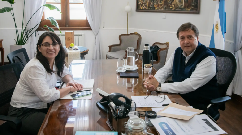 Weretilneck y la intendenta de Sierra Colorada repasaron obras y proyectos para el próximo año